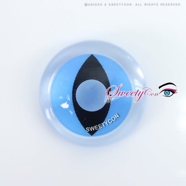 Sweety Crazy Aqua Cat (1 lens/pack)-Crazy Contacts-UNIQSO