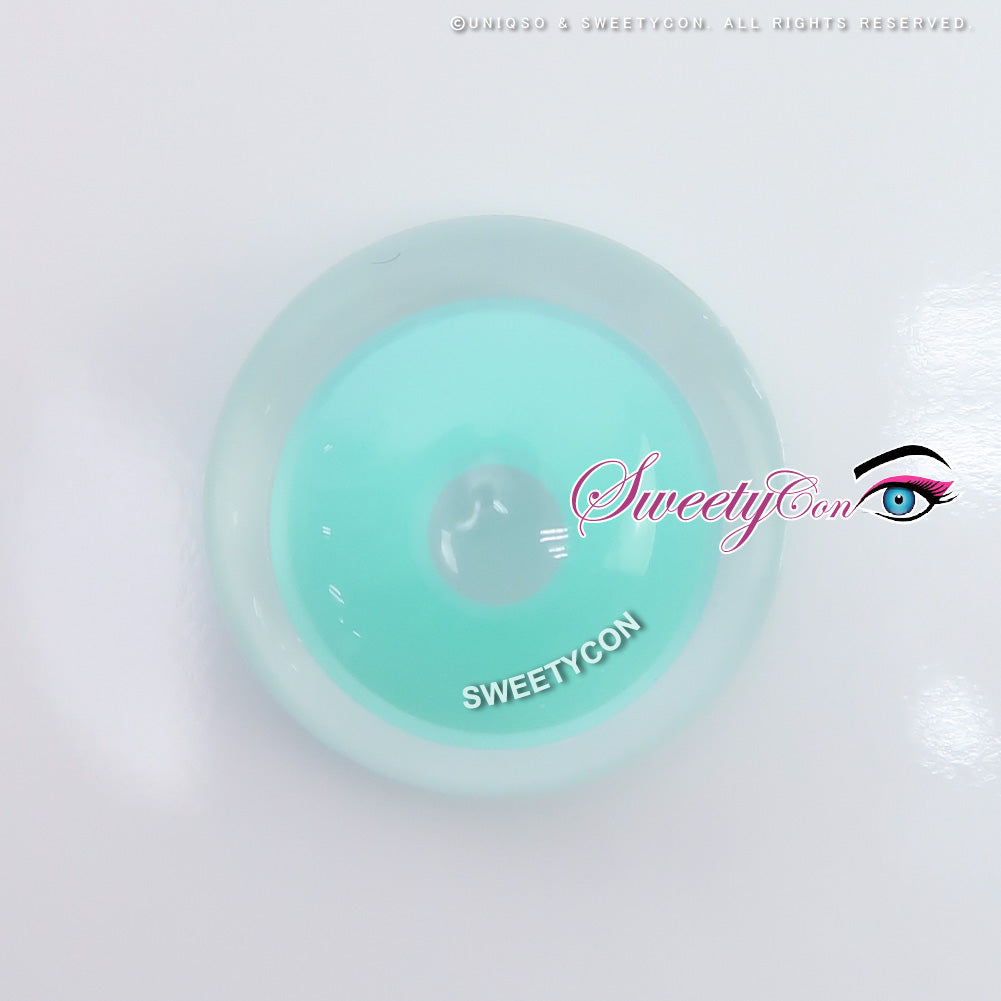 Sweety Crazy Turquoise (1 lens/pack)-Colored Contacts-UNIQSO