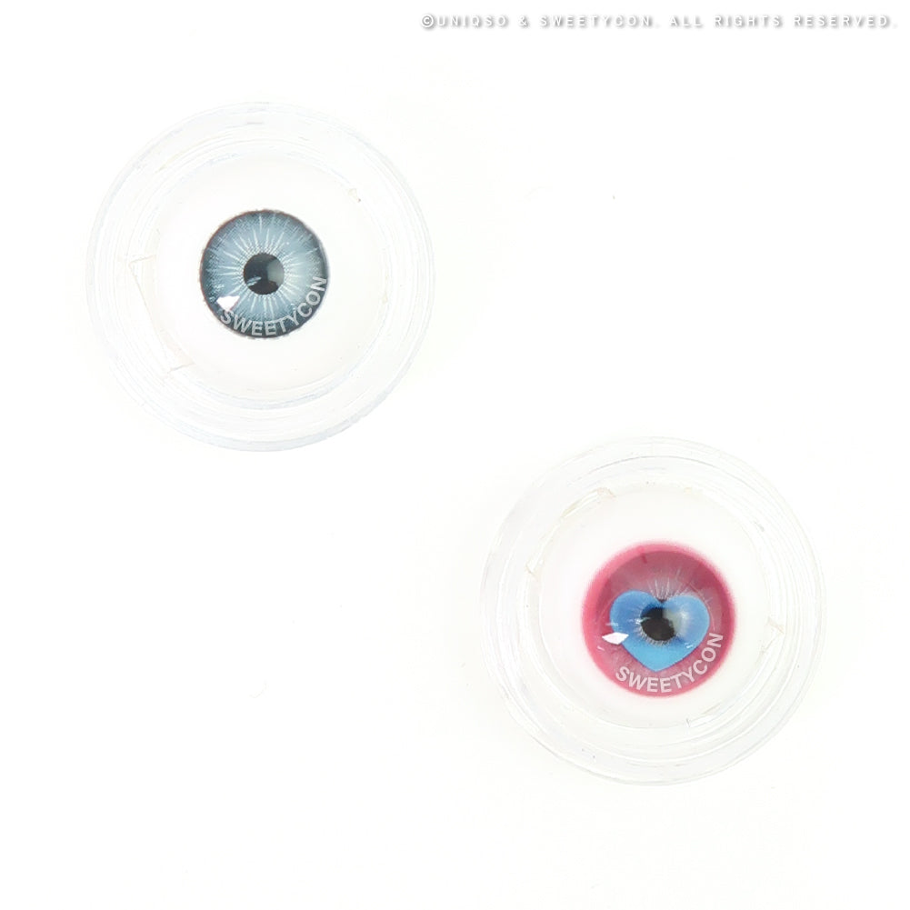 Sweety x Eyesinger Cupid Heart Pink (2 lenses/pack)-Colored Contacts-UNIQSO UK