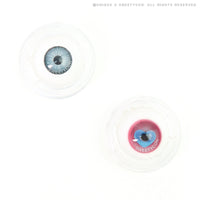 Sweety x Eyesinger Cupid Heart Pink (2 lenses/pack)-Colored Contacts-UNIQSO UK