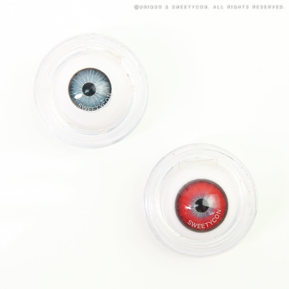 Sweety Halo Red (1 lens/pack)-Colored Contacts-UNIQSO UK
