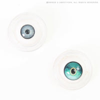 Sweety x Eyesinger Aqua Gemstone (2 lenses/pack)-Colored Contacts-UNIQSO UK