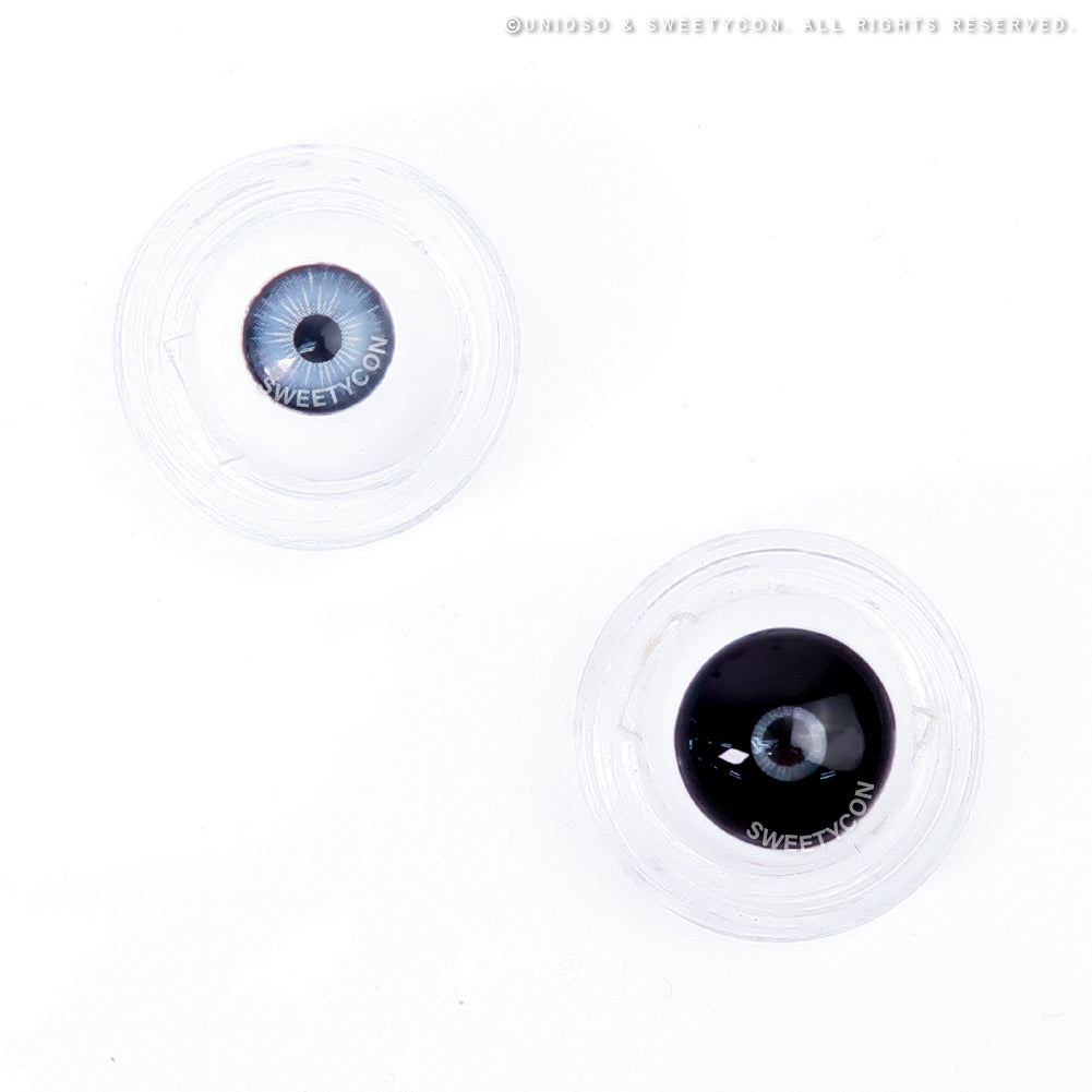 Sweety Mini Sclera Lens Black Titan (1 lens/pack)-Mini Sclera Contacts-UNIQSO