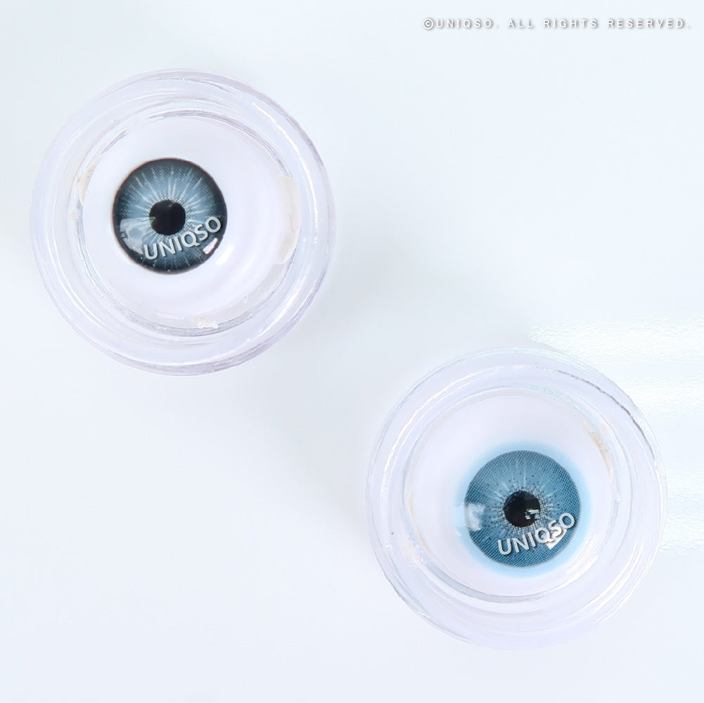 Western Eyes Spatax Blue (1 lens/pack) [Exp: 06/2027]-Colored Contacts-UNIQSO