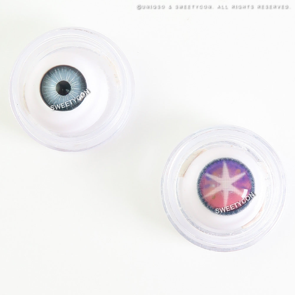 Sweety Star Idol Violet (1 lens/pack)-Colored Contacts-UNIQSO