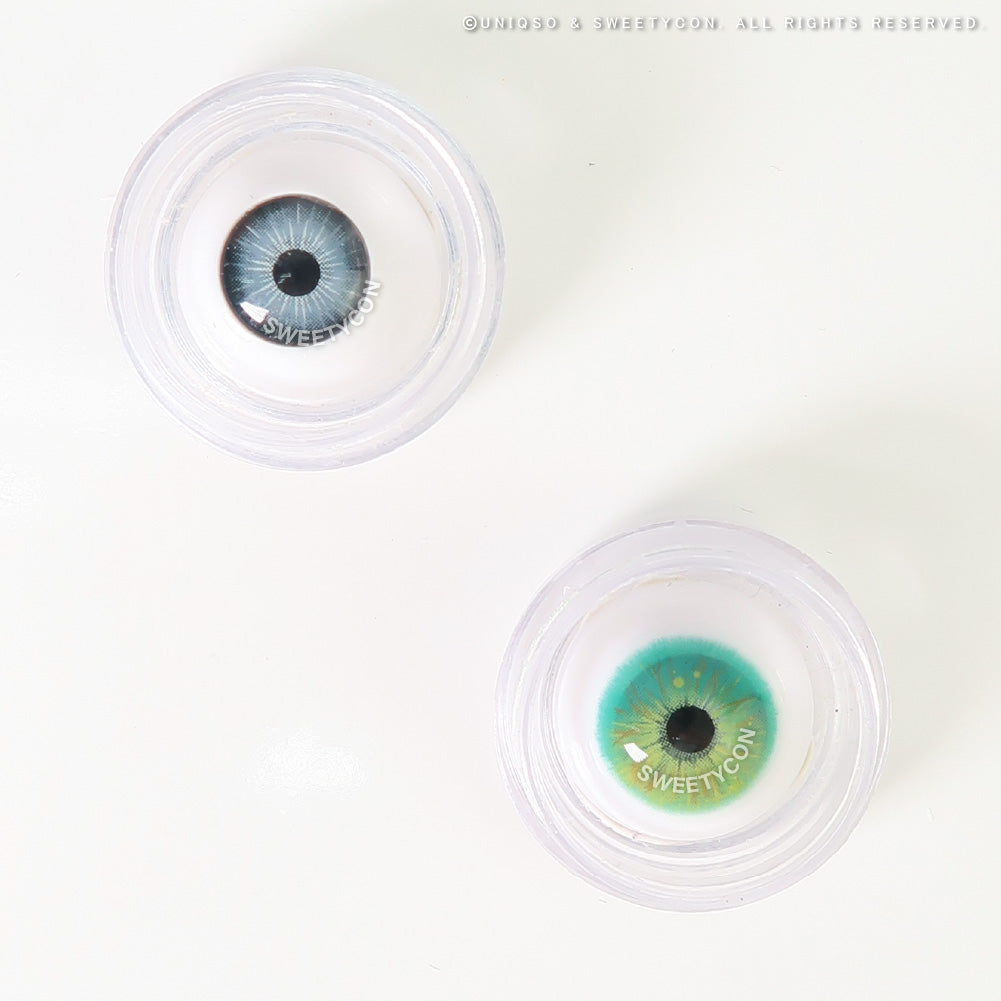 Sweety Crazy Lollipop Green (1 lens/pack)-Colored Contacts-UNIQSO