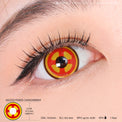 Kazzue Crazy Red Cross (1 lens/pack)-Colored Contacts-UNIQSO