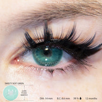 Sweety Soft Green (1 lens/pack)-Colored Contacts-UNIQSO