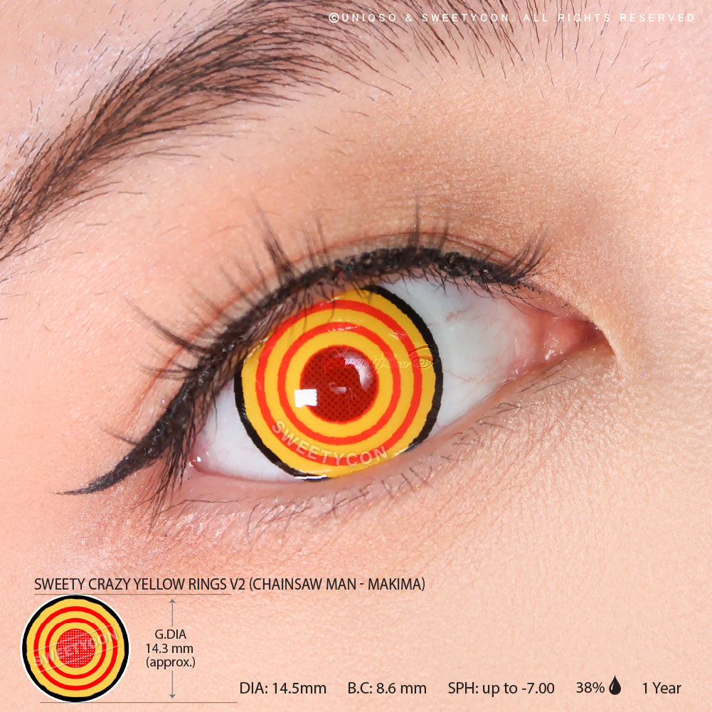 Chainsaw Man Makima Eye Contacts V2: Become the Devil Hunter