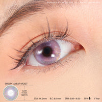 Sweety Lovejoy Violet (1 lens/pack)-Colored Contacts-UNIQSO