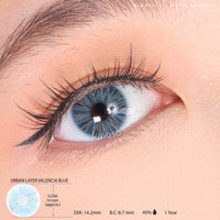 Urban Layer Valencia Blue (1 lens/pack)-Colored Contacts-UNIQSO