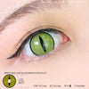 Sweety Crazy Lens Yellow Demon Eye Black Slit (1 lens/pack)-Colored Contacts-UNIQSO
