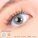 Sweety Ocean Cyan Grey (1 lens/pack)-Colored Contacts-UNIQSO