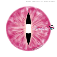 Sweety Crazy Pink Demon Eye / Cat Eye (New) (1 lens/pack)-Crazy Contacts-UNIQSO