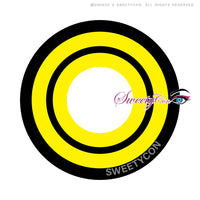 Sweety Crazy Yellow Rings V3 (Chainsaw Man - Makima) (1 lens/pack)
