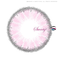 Sweety Crystal Pink (1 lens/pack)-Colored Contacts-UNIQSO