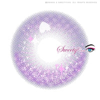 Sweety Crazy Candy Pop Violet (1 lens/pack)-Colored Contacts-UNIQSO