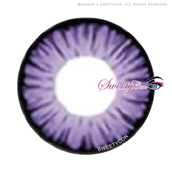 Sweety Firefly Violet (1 lens/pack)-Colored Contacts-UNIQSO