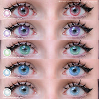 Sweety Crazy Candy Pop Blue (1 lens/pack)-Colored Contacts-UNIQSO