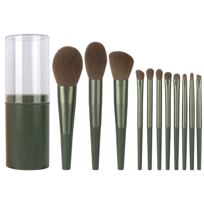 11pcs Long Tube Makeup Brushes Set-Makeup Brushes-UNIQSO UK