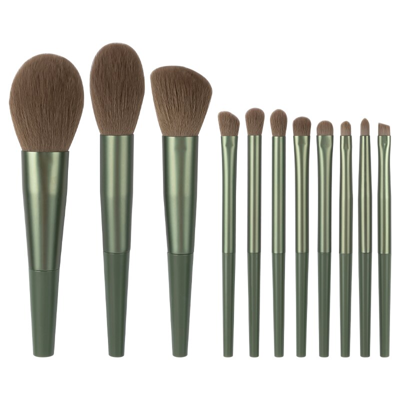 11pcs Long Tube Makeup Brushes Set-Makeup Brushes-UNIQSO UK