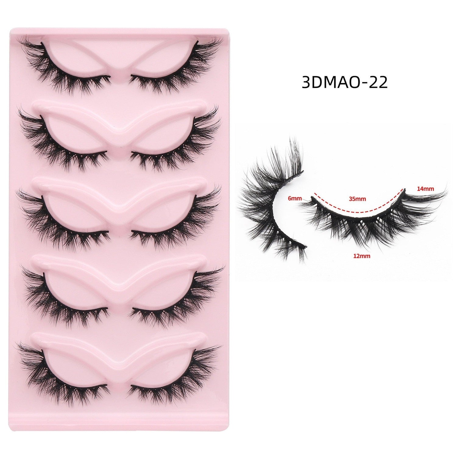 Catstrike Volume Cross Eyelashes-Fake Eyelash-UNIQSO UK