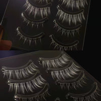 Cosplay Lower and Upper White Eyelash Set-Fake Eyelash-UNIQSO UK