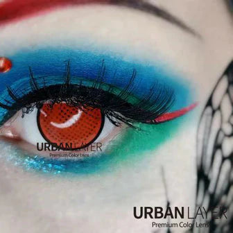 Sweety Crazy Red Screen/ Mesh II (1 lens/pack)-Crazy Contacts-UNIQSO UK