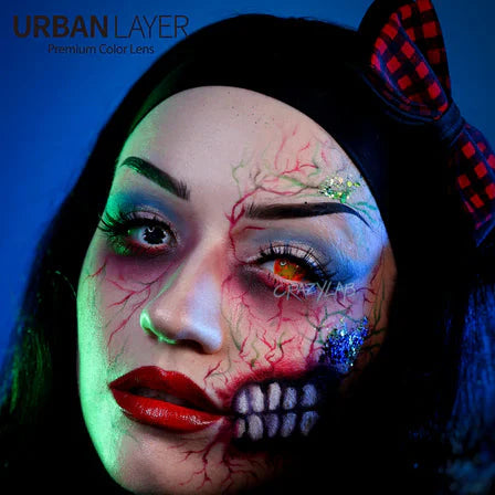 Sweety Crazy Black Zombie (1 lens/pack)-Crazy Contacts-UNIQSO UK