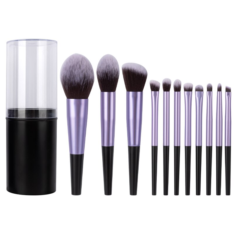11pcs Long Tube Makeup Brushes Set-Makeup Brushes-UNIQSO UK