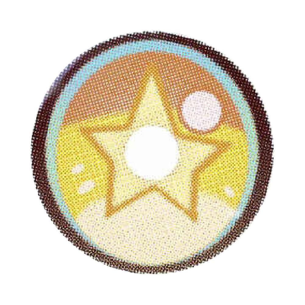 Sweety x Eyesinger Golden Starburst (2 lenses/pack)-Colored Contacts-UNIQSO UK