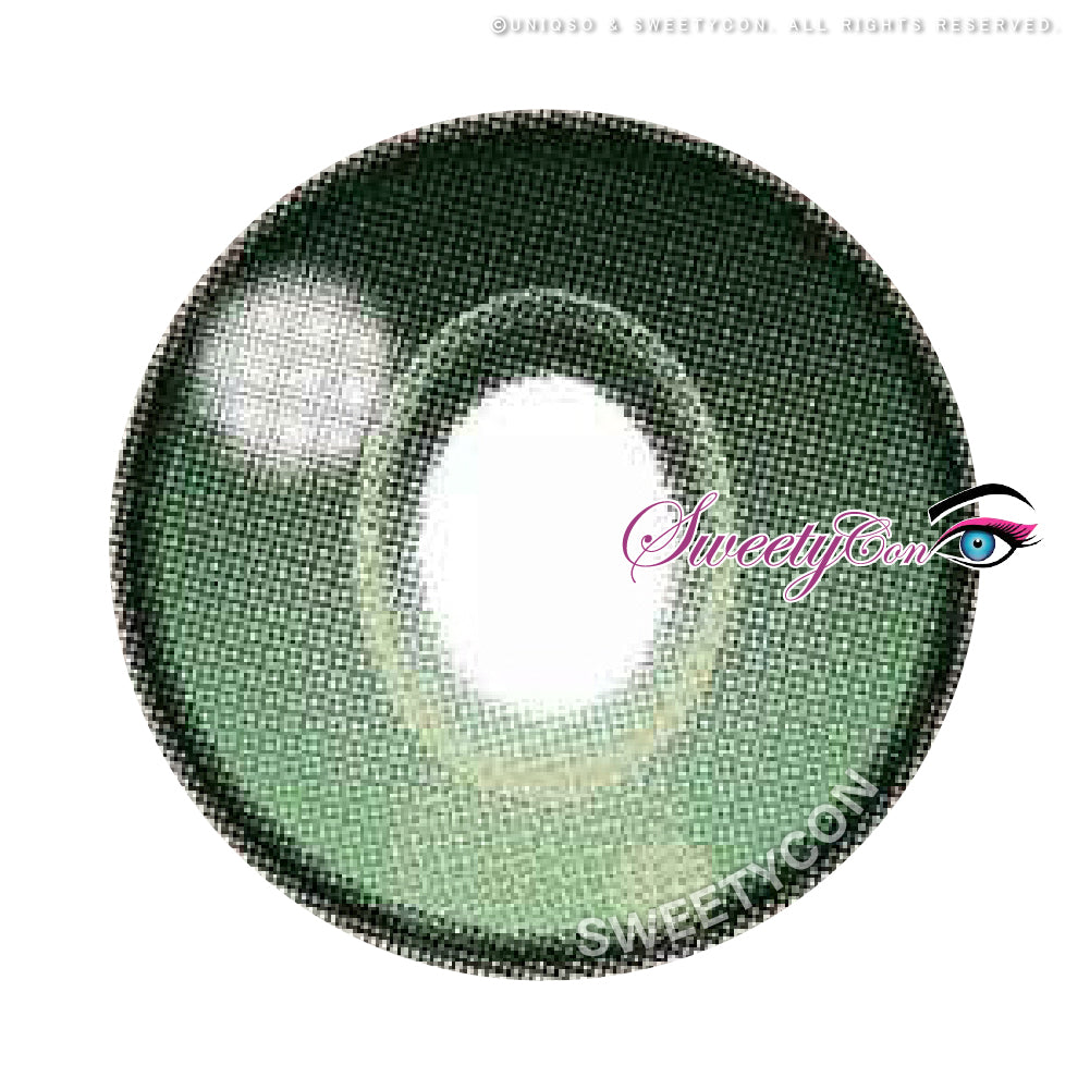 Sweety x Eyesinger Emerald Halo (2 lenses/pack)-Colored Contacts-UNIQSO UK