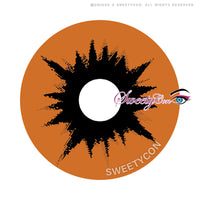 Sweety Crazy Orange Demon (1 lens/pack)-Crazy Contacts-UNIQSO