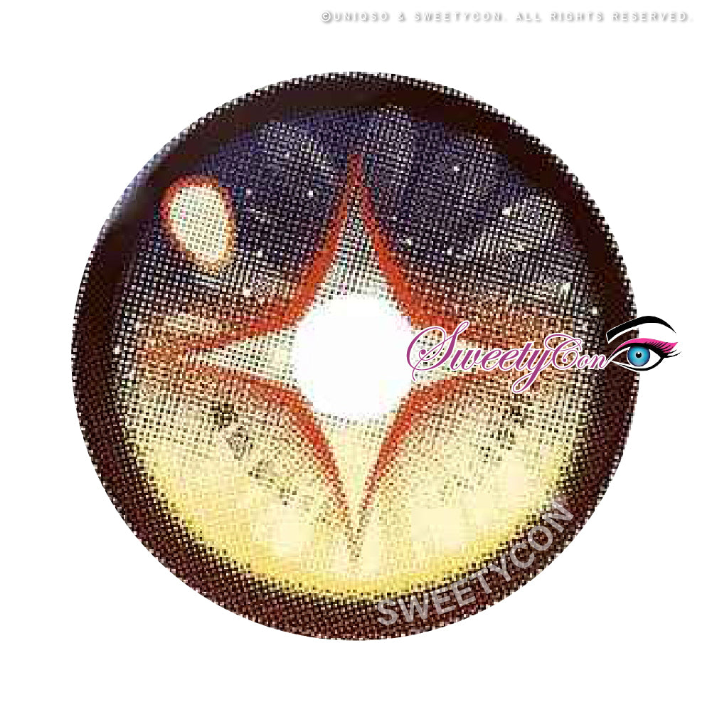 Sweety x Eyesinger Amber Star Crest (2 lenses/pack)-Colored Contacts-UNIQSO UK