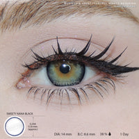 1 Day Sweety Kana Black (2 lenses or 10 lenses/pack)