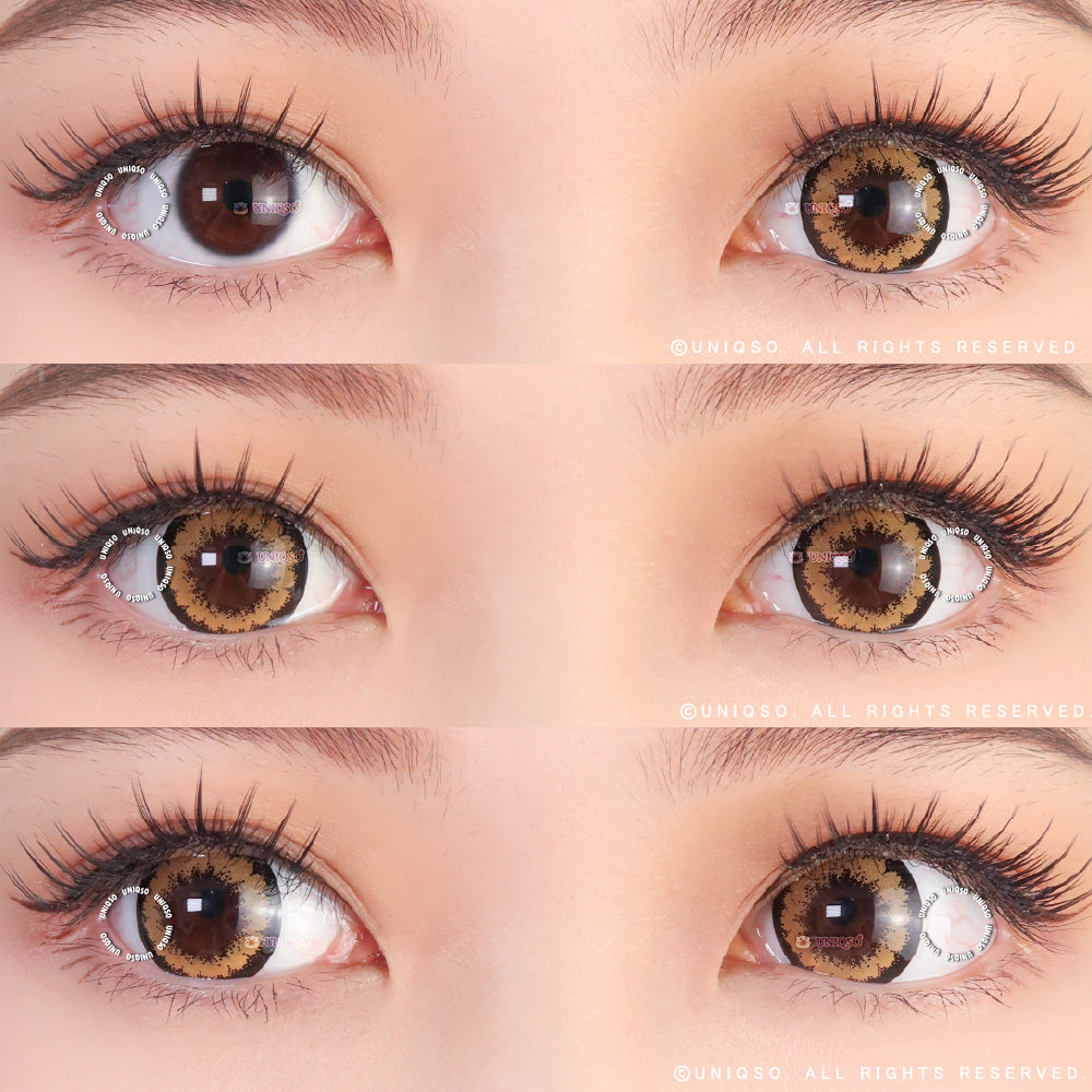 Kawayii A-Max Brown (1 lens/pack)-Colored Contacts-UNIQSO UK
