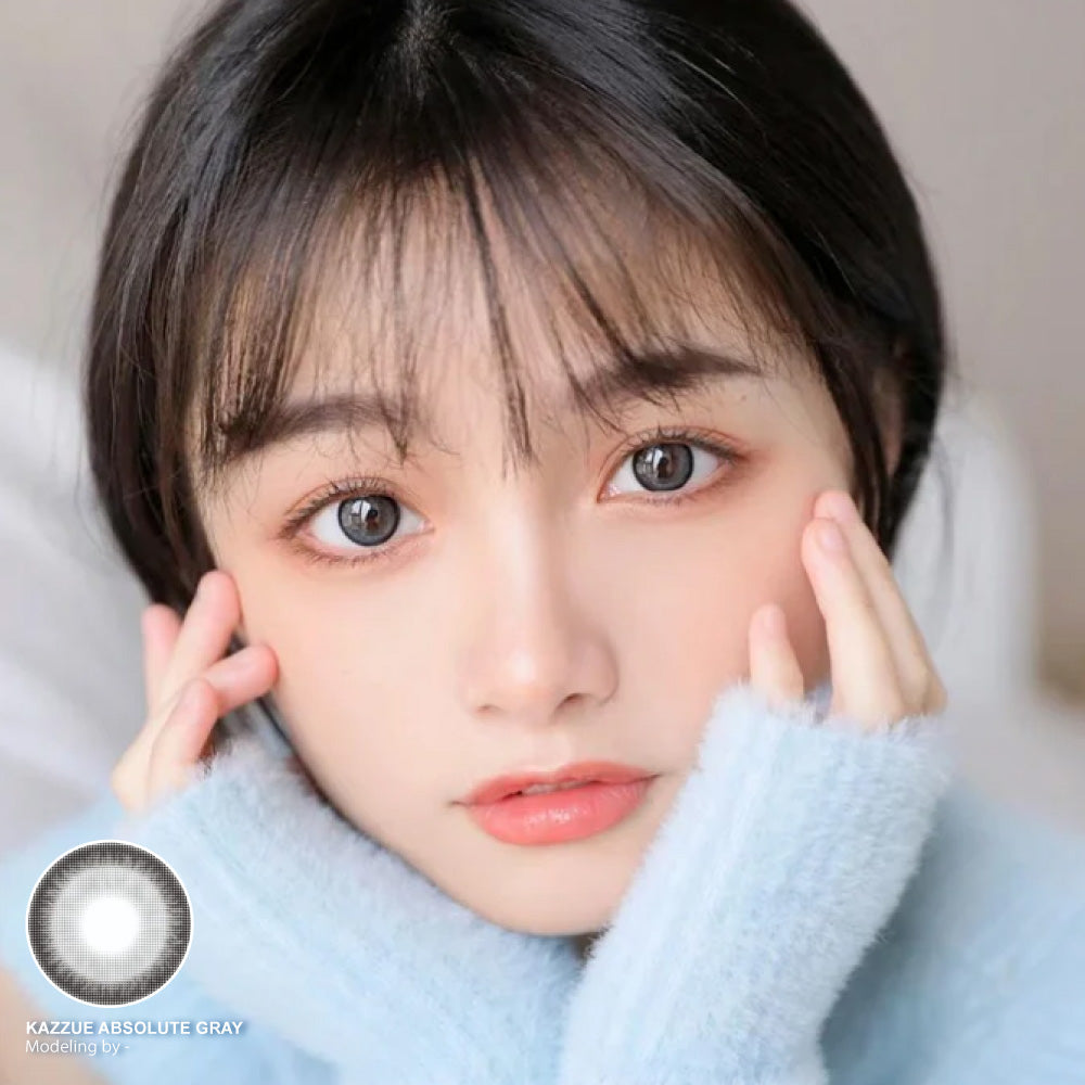Kazzue Absolute Gray (1 lens/pack)-Colored Contacts-UNIQSO UK