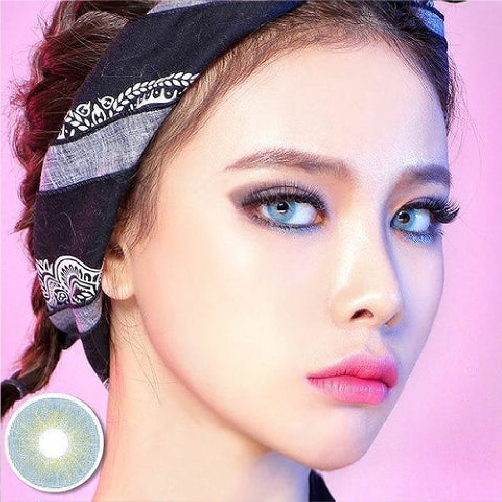 Kazzue Basic Pure Blue (1 lens/pack)-Colored Contacts-UNIQSO UK