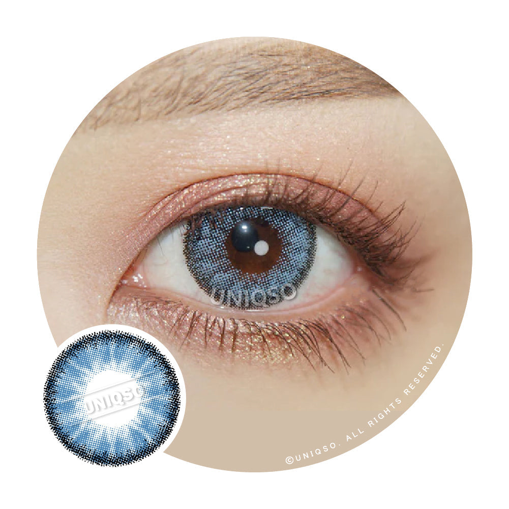 Kazzue Cherish Blue (1 lens/pack)-Colored Contacts-UNIQSO UK