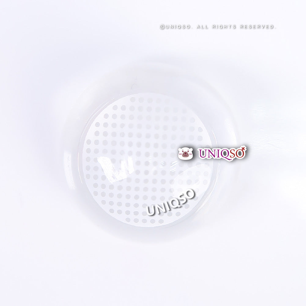 Kazzue Crazy Lens with Power - White Mesh (1 lens/pack)-Crazy Contacts-UNIQSO UK