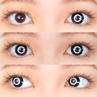 Kazzue Crazy Mono Goth (1 lens/pack)-Colored Contacts-UNIQSO UK
