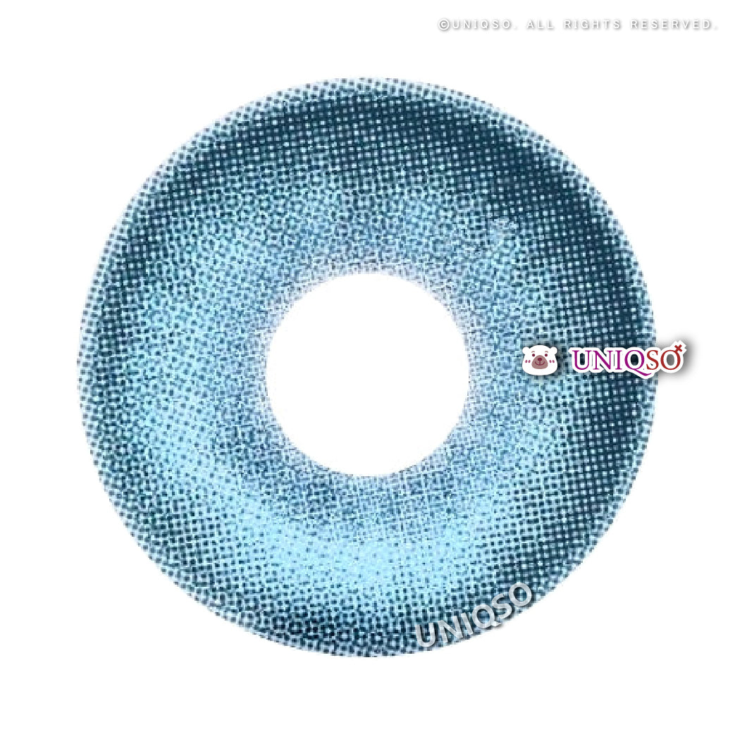 Kazzue Dark Mermaid Blue (1 lens/pack)-Colored Contacts-UNIQSO UK