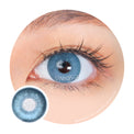 Kazzue Dark Mermaid Blue (1 lens/pack)-Colored Contacts-UNIQSO UK