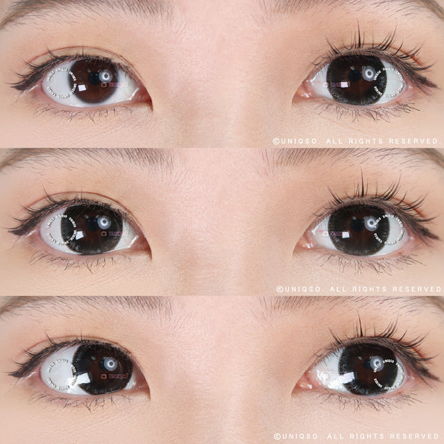 Kazzue Premier Black (1 lens/pack)-Colored Contacts-UNIQSO UK