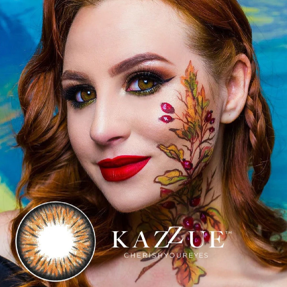 Kazzue Premier Caramel (1 lens/pack)-Colored Contacts-UNIQSO UK