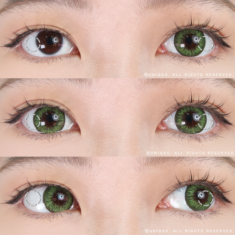 Kazzue Premier Green (1 lens/pack)-Colored Contacts-UNIQSO UK