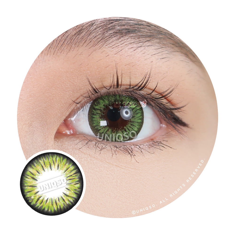 Kazzue Premier Green (1 lens/pack)-Colored Contacts-UNIQSO UK