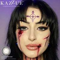 Kazzue Premier Grey (1 lens/pack)-Colored Contacts-UNIQSO UK