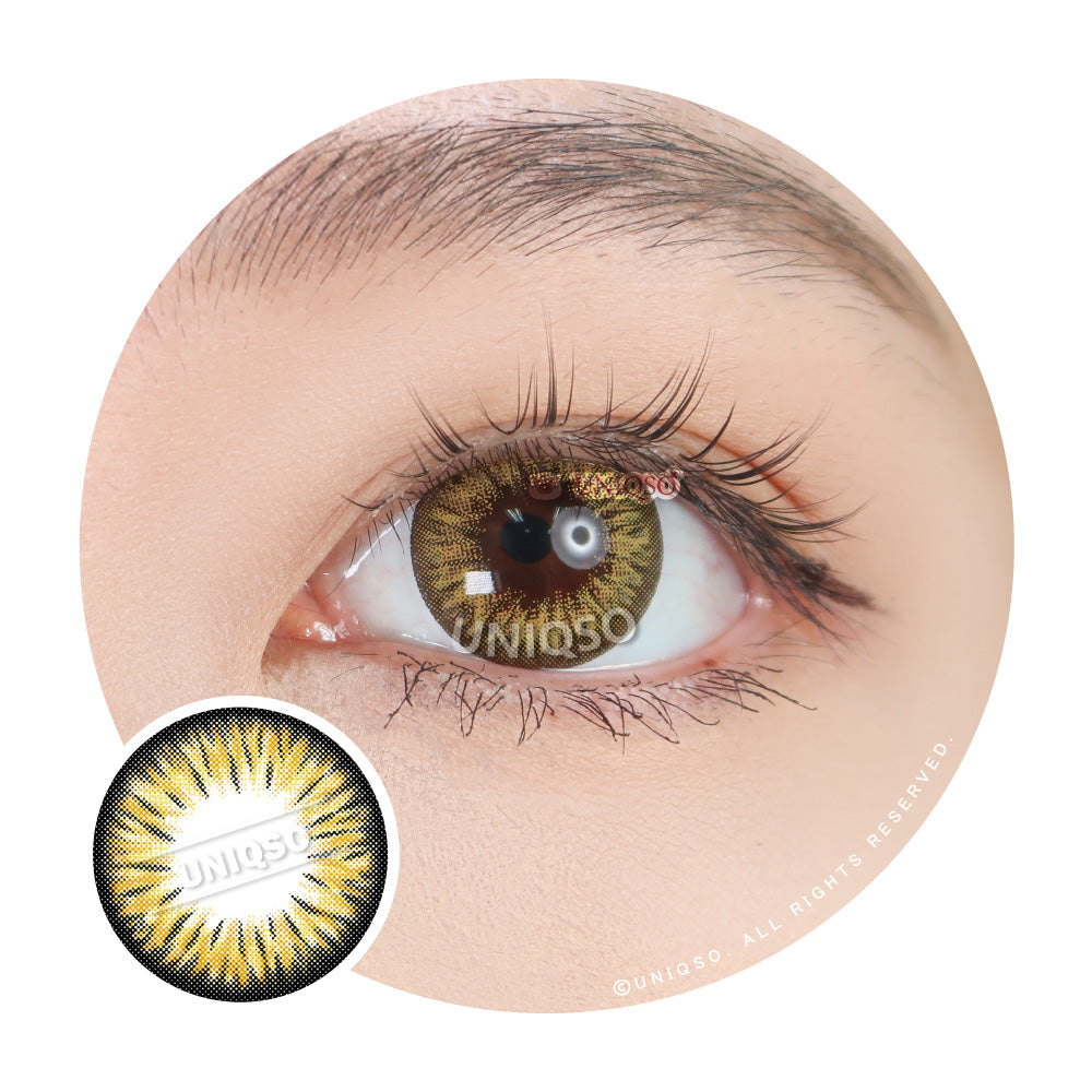 Kazzue Premier Yellow (1 lens/pack)-Colored Contacts-UNIQSO UK