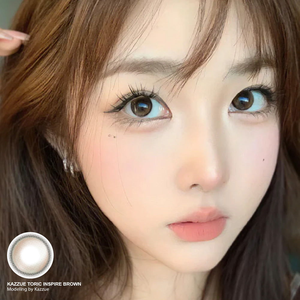 Kazzue Toric Inspire Brown (1 lens/pack)-Colored Contacts-UNIQSO UK